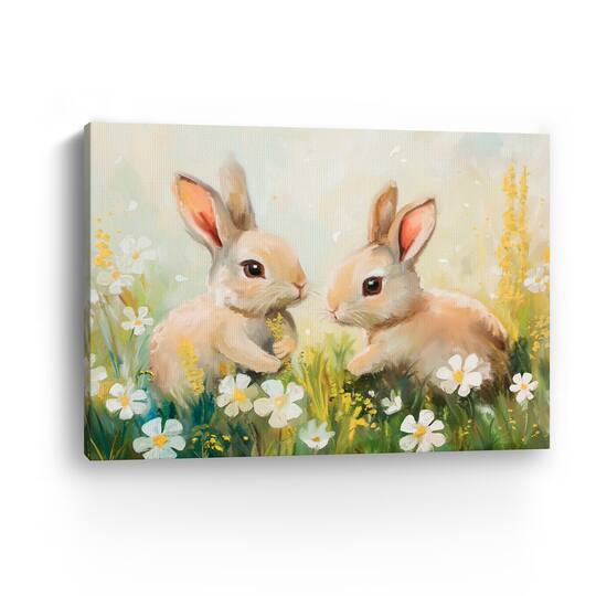 Lumaprints Spring Flower Fields Canvas Giclée Art